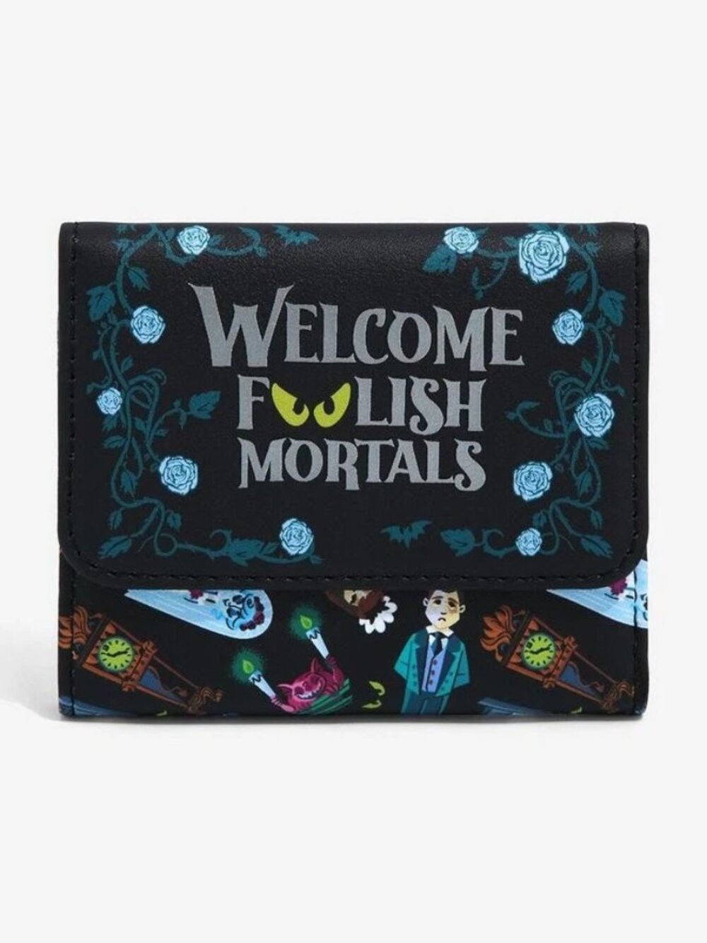 Loungefly Disney Haunted Mansion Wallet Welcome Foolish Mortals New